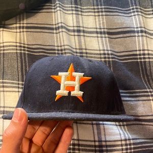 Fitted astros hat